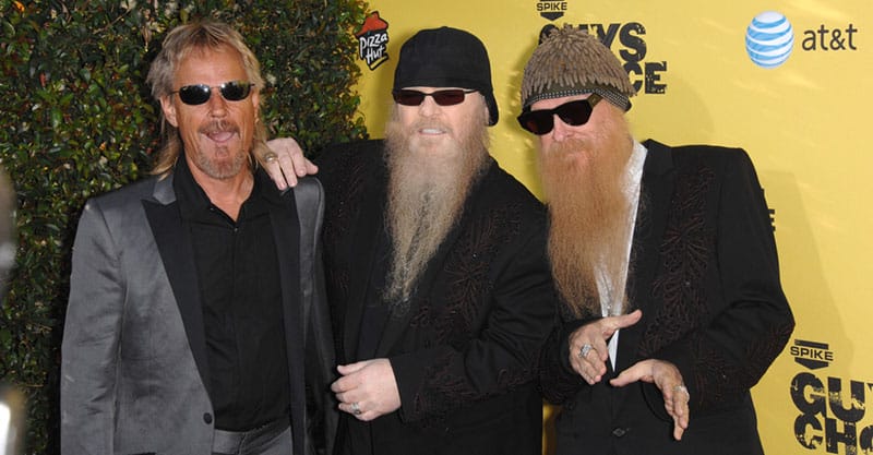 Spike TVs choice awards with ZZ Top