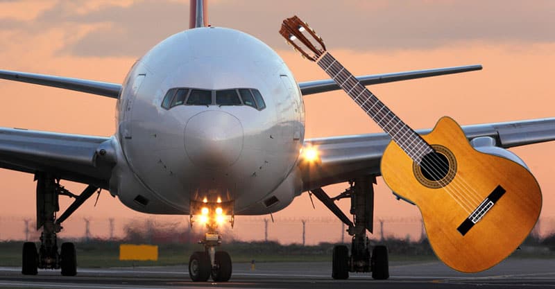 Can I take my guitar on the plane?