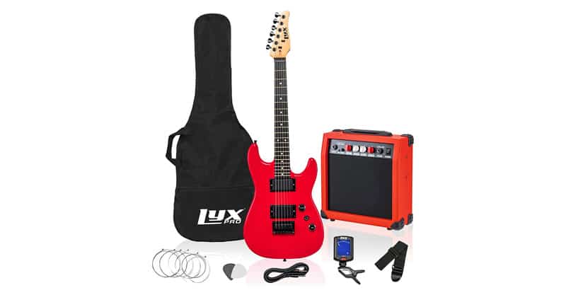 LyxPro 36 Inch Electric Guitar And Kit For Kids