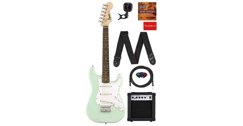 Fender Squier 3/4-Size Kids Mini Strat Electric Guitar