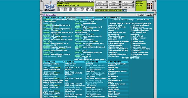 Editors Spiders Guitar Tab in E Minor - Download & Print - SKU: MN0060325